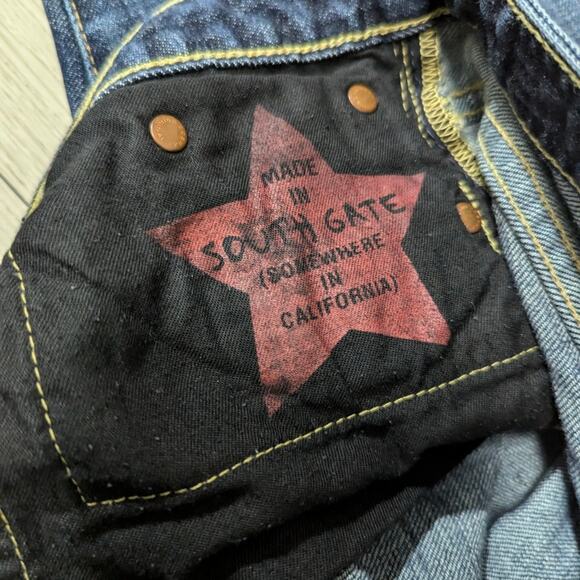 Adriano Goldschmied size 31x29 the Club cut dark wask low rise flare jeans - Picture 8 of 13